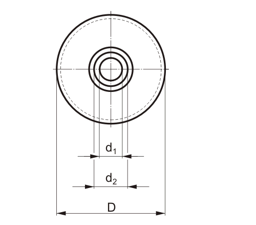 Jacmounts - Dimensioned sketch top view